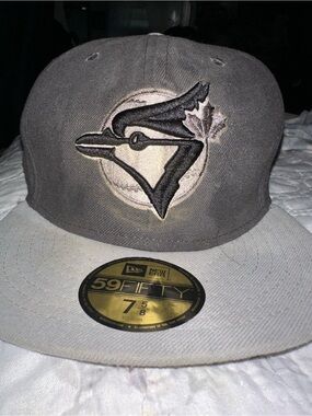 New Era Toronto Blue Jays Two-Tone Gray Fitted Hat